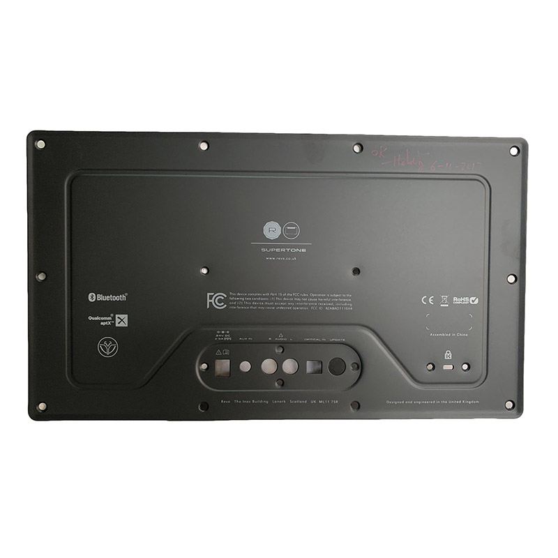 Audio back panel